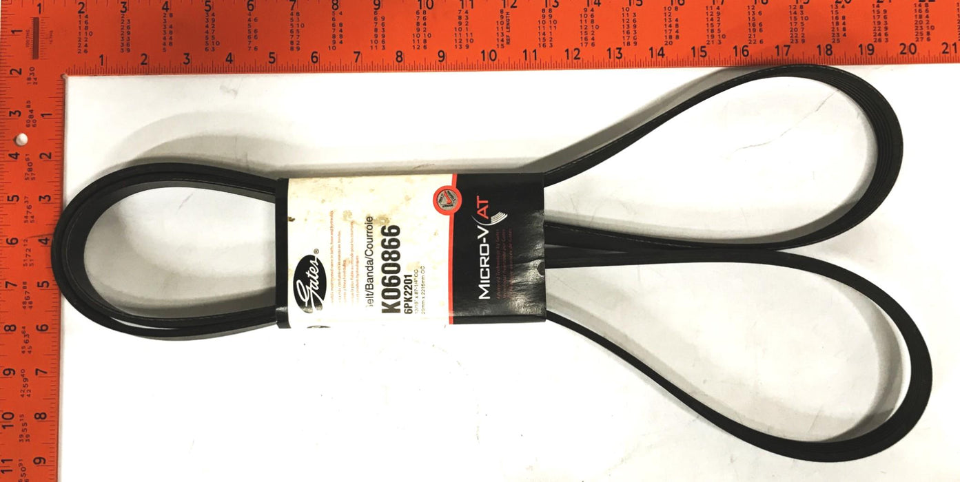 Gates Serpentine Micro-V Drive Belt K060866 NOS