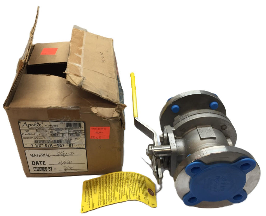 Apollo Stainless Steel Full Port Levered Ball Valve 87A-507-1 NOS