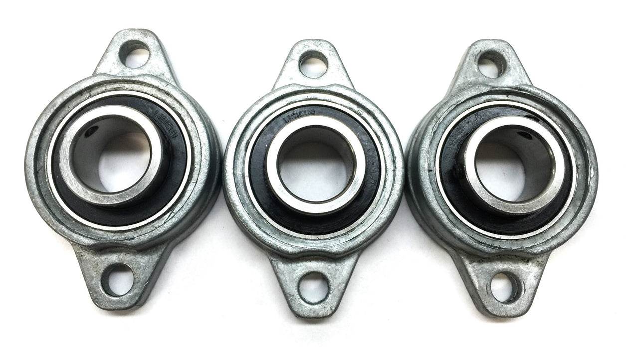 Unbranded Mounted Flange Bearing Assembly U003 [Lot of 3] NOS