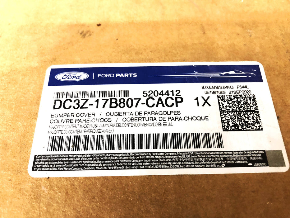 Ford Rear Bumper Top Step Cover DC3Z-17B807-CACP NOS