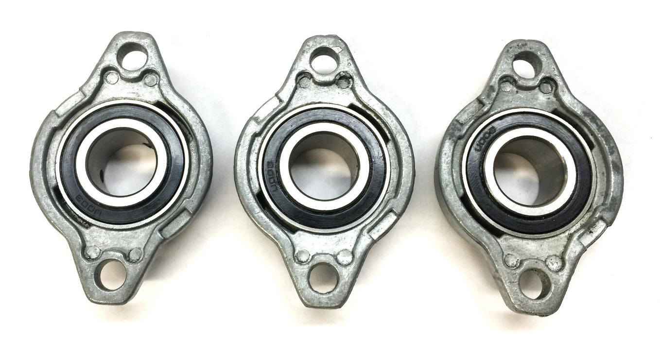 Unbranded Mounted Flange Bearing Assembly U003 [Lot of 3] NOS