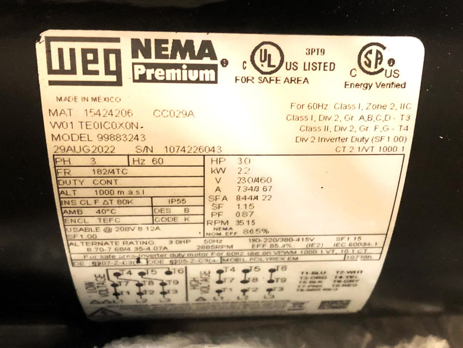 Grundfos Pump CR5-9-A-FGJ-A-E-HQQE NOS