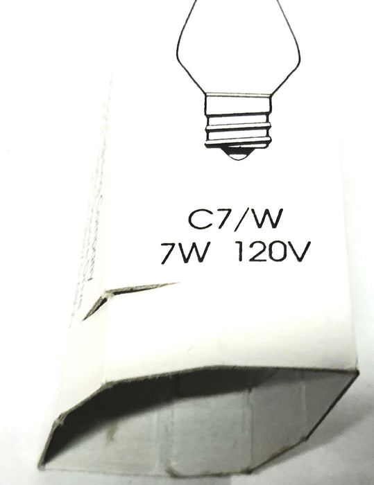 Philips 7W 120V Light Bulb 7C7/W [Lot of 6] NOS