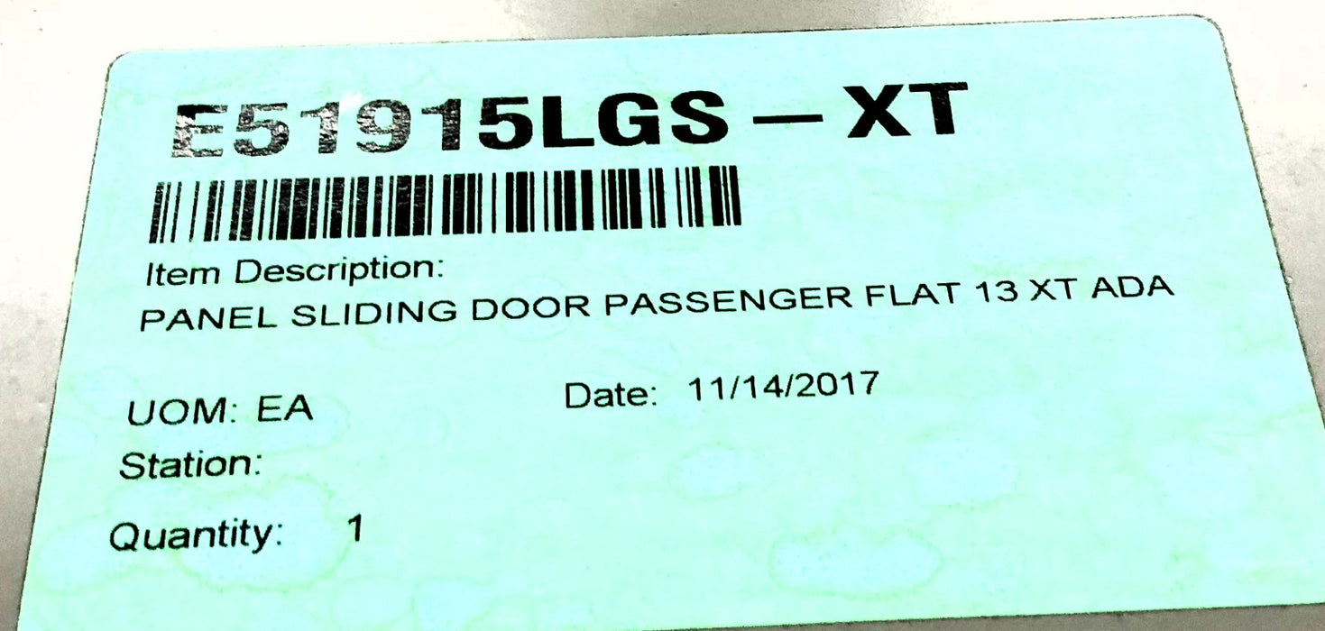 Unbranded Passenger Sliding Door Panel E51915LGS-XT NOS
