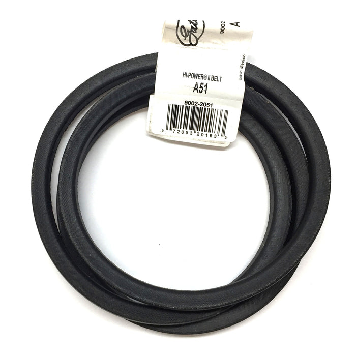 Gates Hi-Power II Belt A51 (9002-2051) [Lot of 4] NOS