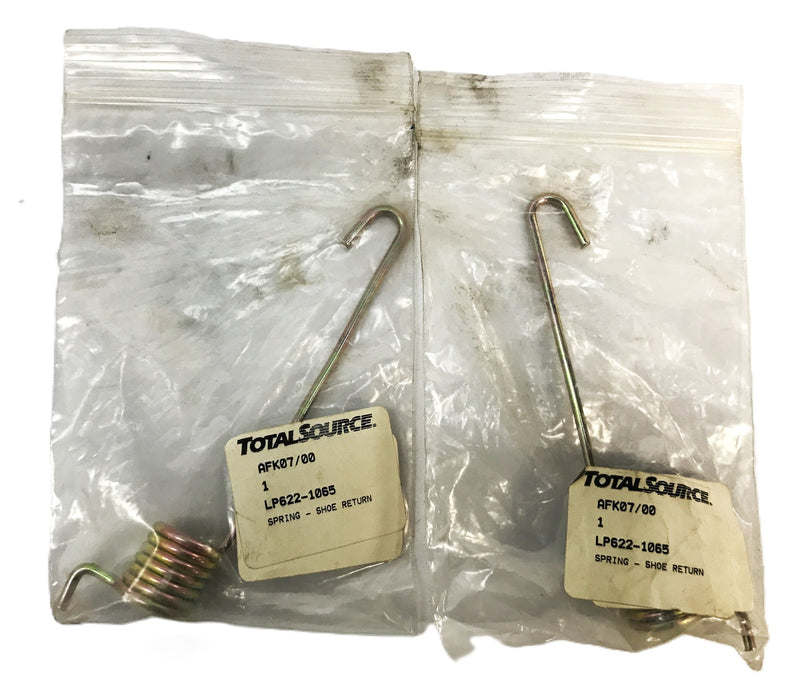 Total Source Forklift Brake Shoe Return Spring LP622-1065 [Lot of 2] NOS
