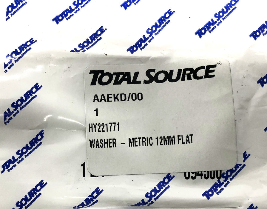 Total Source 12mm Flat Washer For Forklift HY221771 [Lot of 4] NOS