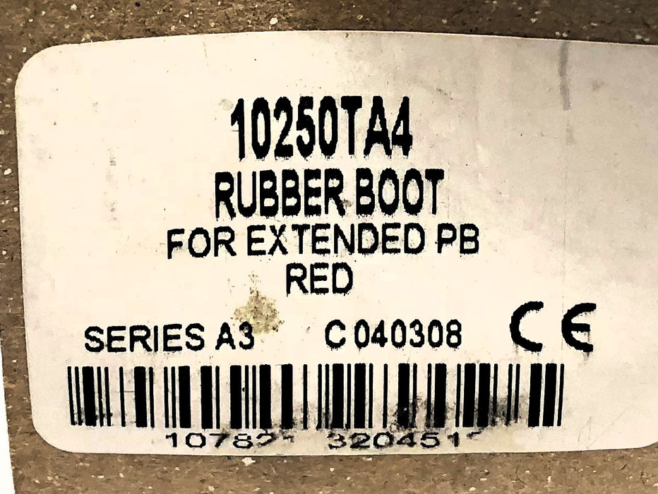 Cutler-Hammer Rubber Boot For Extended RED PB 10250TA4 [Lot of 4] NOS