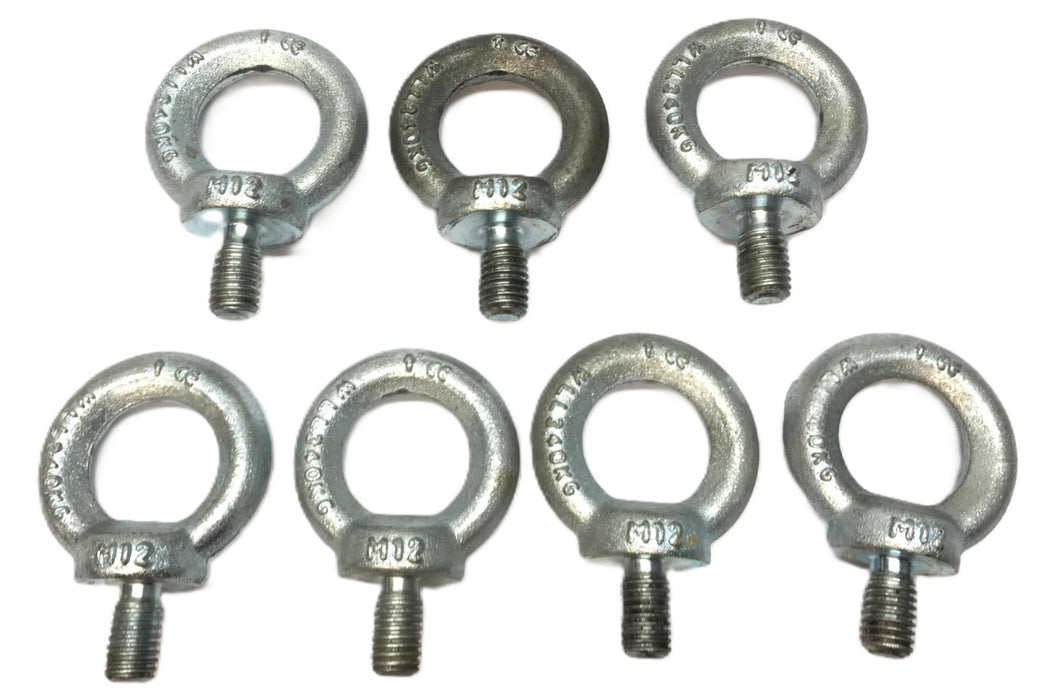 Unbranded Tie Down Lifting Eye Bolt WLL 340KG M12 C15E 1" [Lot of 7] NOS
