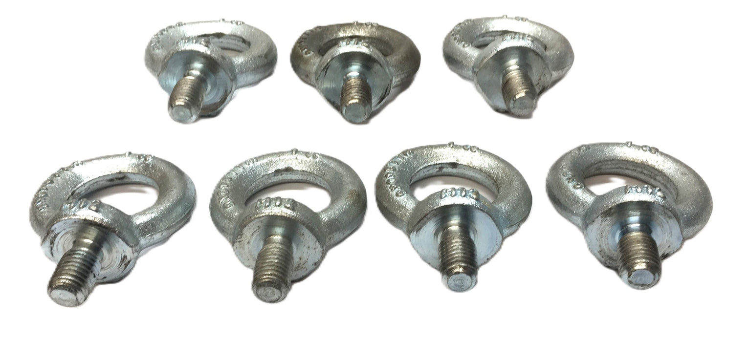 Unbranded Tie Down Lifting Eye Bolt WLL 340KG M12 C15E 1" [Lot of 7] NOS