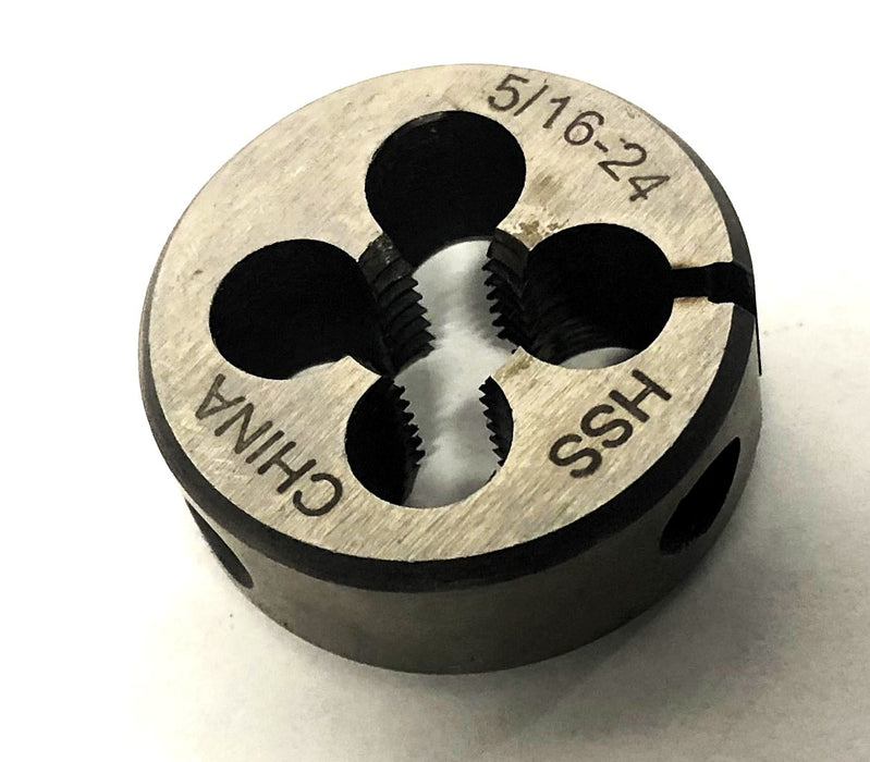 Unbranded 5/16-24X1 Inch OD Round HS ADJ Split Die EN320031NF NOS