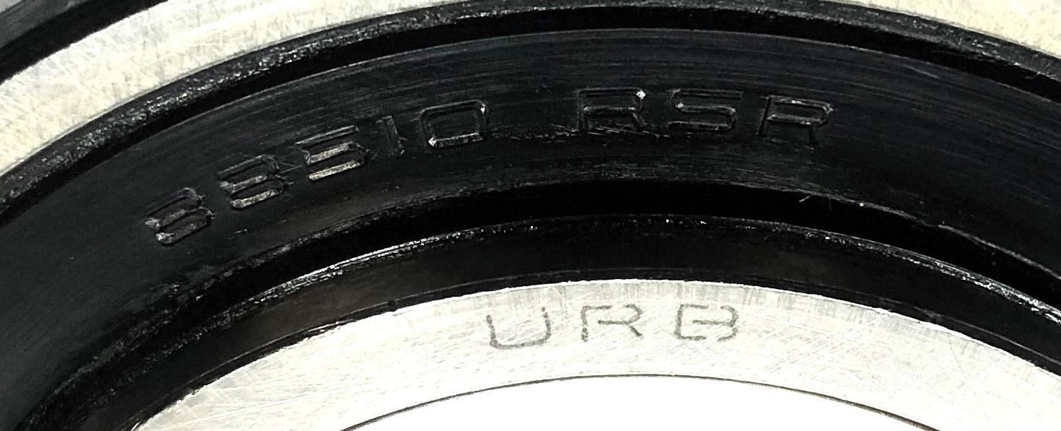 URB Rubber Sealed Ball Bearing 88510RSR NOS