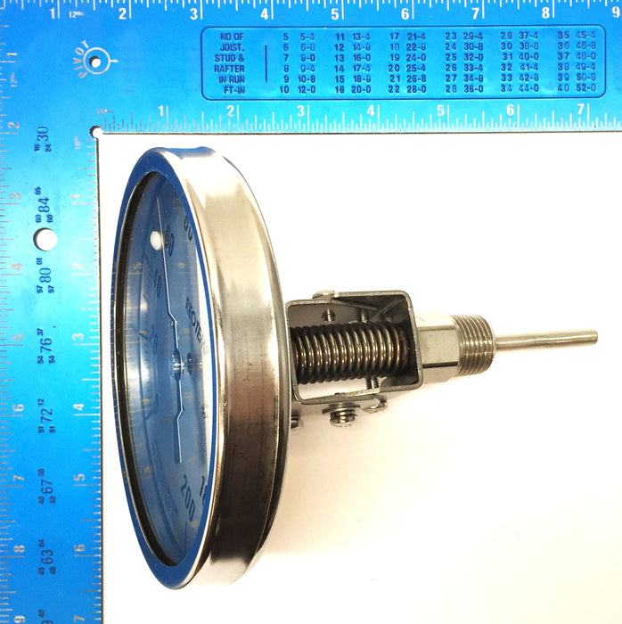 Reotemp Model: "J" 0-200F Range 2-1/2" Stem Thermometer 6685360460 NOS