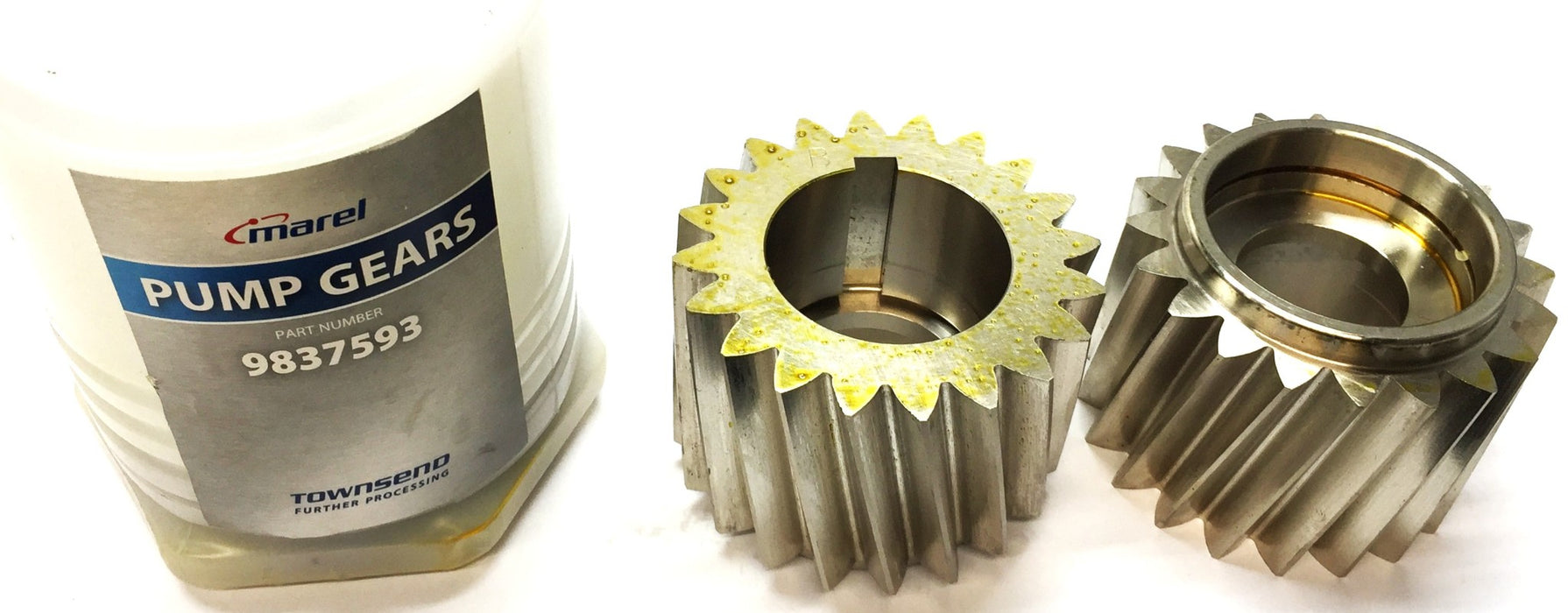Marel Townsend Pump Gear Assembly (2pcs) 9837593 NOS