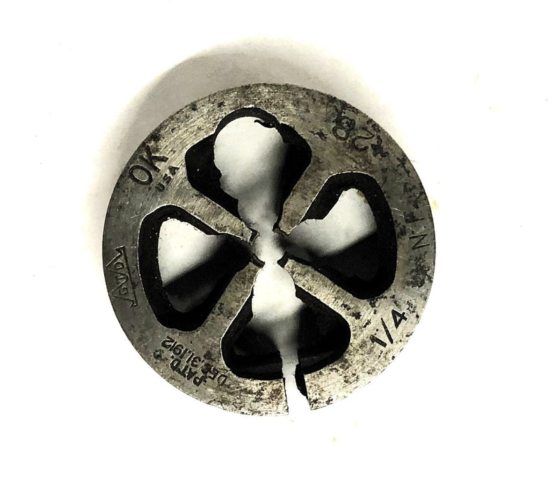 GTD Round Split Die 1/4-28NF USED