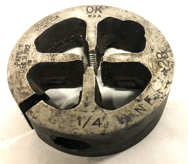 GTD Round Split Die 1/4-28NF USED