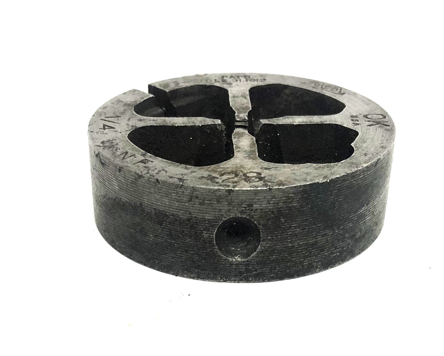 GTD Round Split Die 1/4-28NF USED