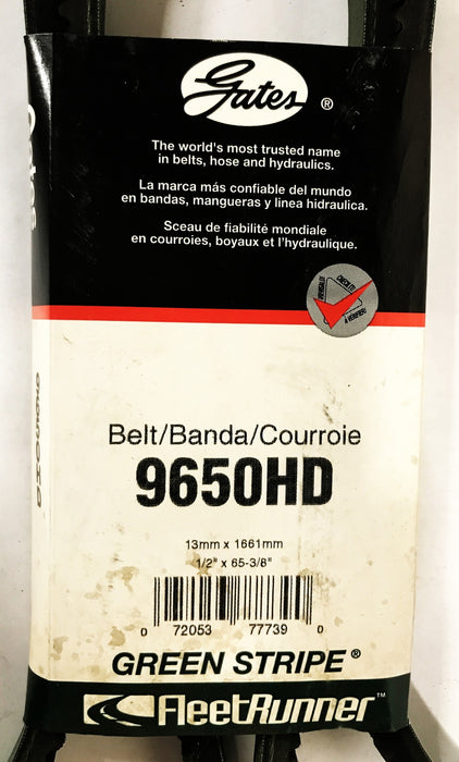 Gates High Capacity Accessory Drive Belt 9650HD NOS