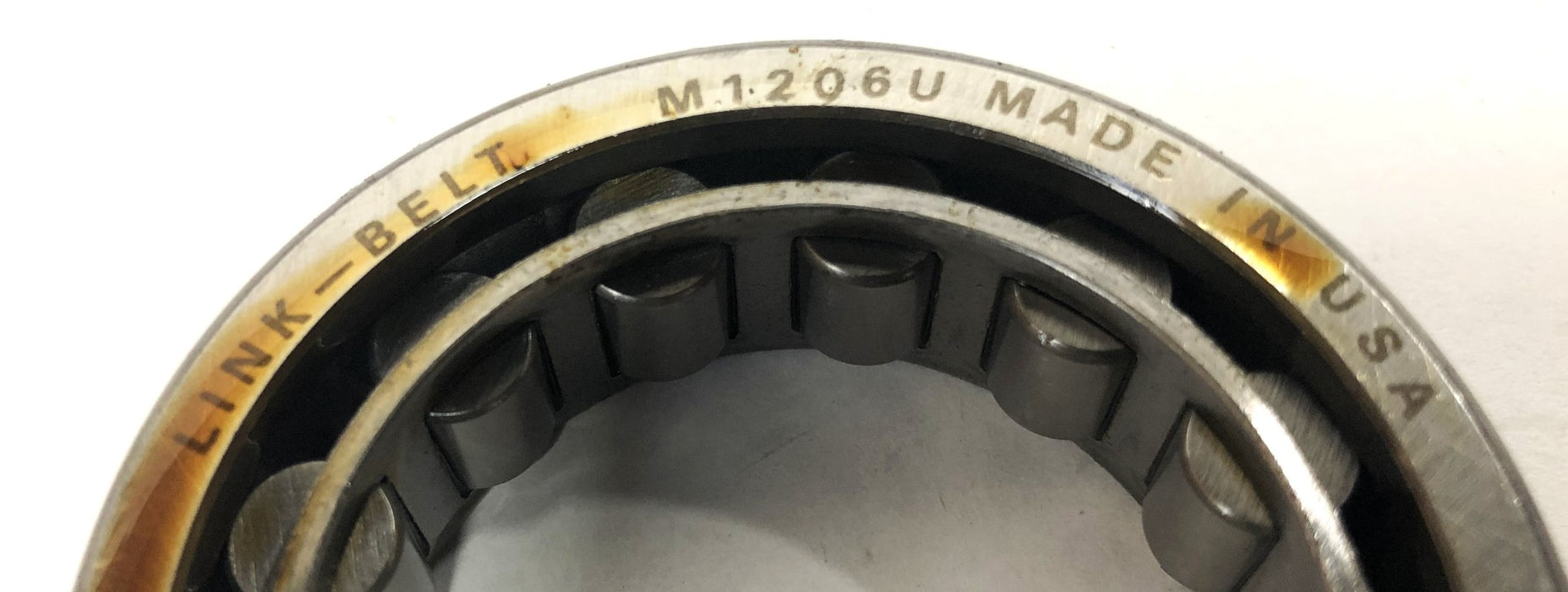 Link-Belt Cylindrical Roller Bearing Outer Ring W/ Roller Cage No Box M1206U NOS