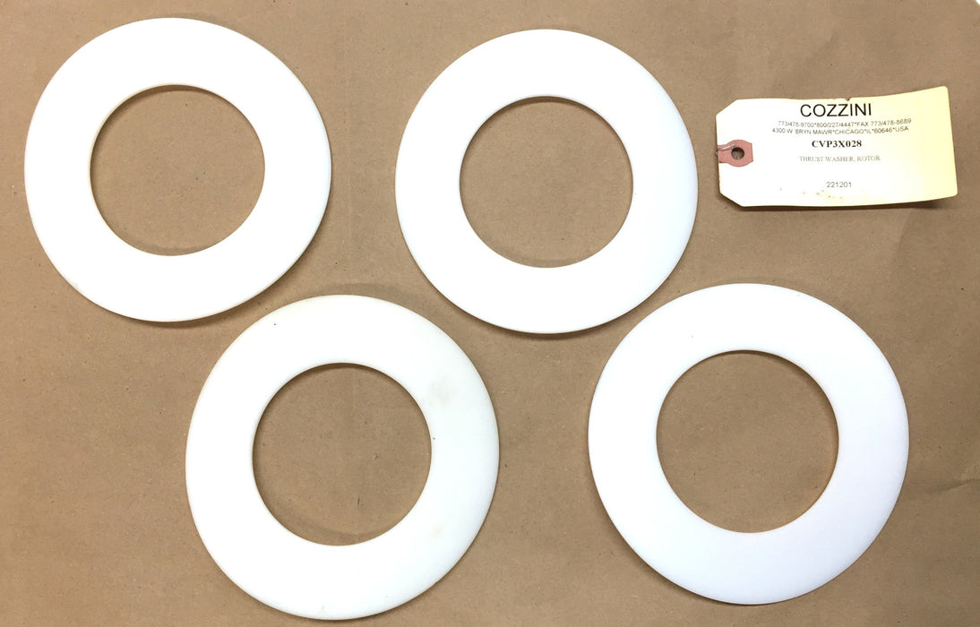 Cozzini Rotor Thrust Washer CVP3X028 [Lot of 4] NOS