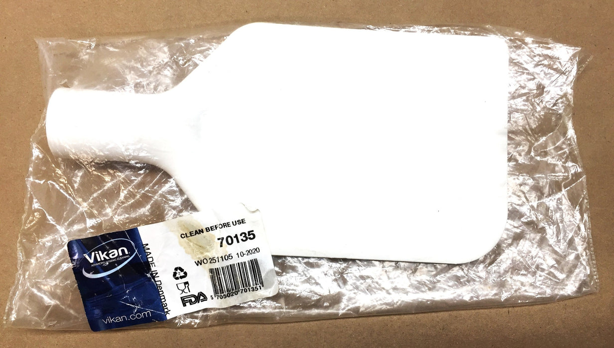 Vikan 4-1/2" Flexible White Plastic Scraping Paddle 70135 NOS