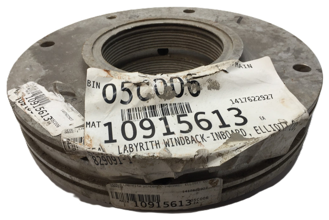 Elliott Co. Labyrinth Windback Inboard Seal 10915613 (1417622927) NOS