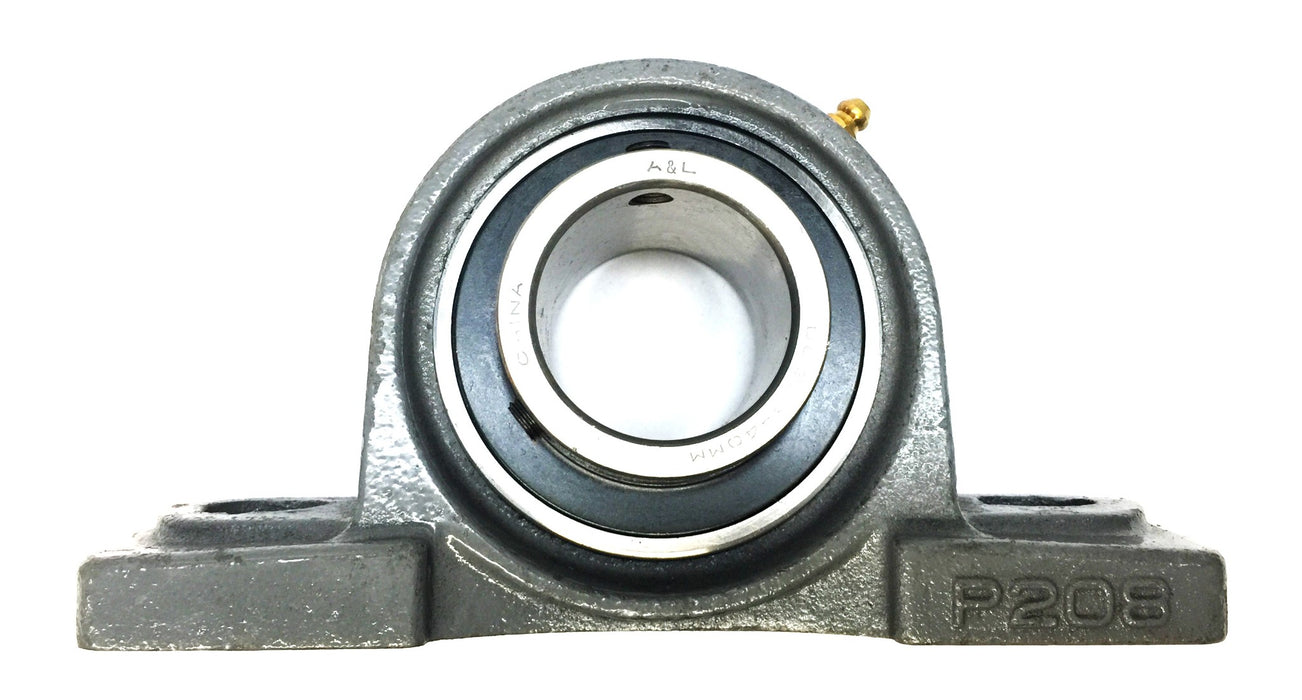 A&L 2-Bolt Mounted Pillow Block Bearing P208 (UC208-40mm) NOS