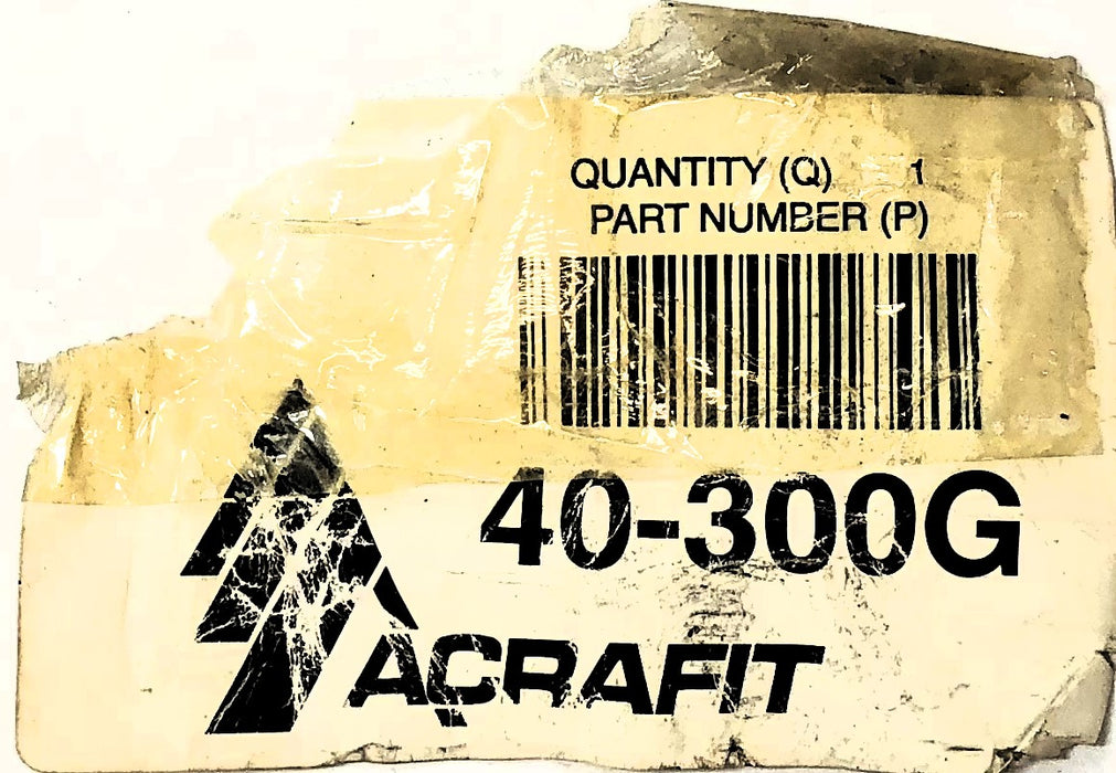 Acrafit Approx 4" x Between 20-21" OAL Flex Pipe 40-300G NOS