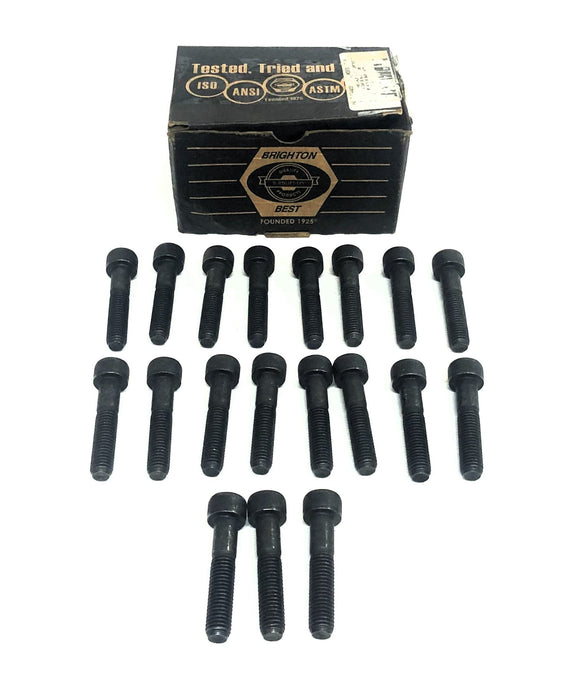 Brighton 50MM Socket Head Cap Screws Metric M10 [Lot of 19] NOS