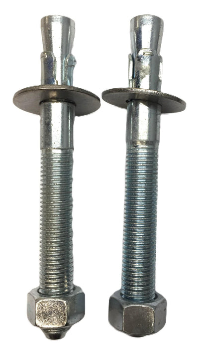 Powers Wedge Stud Anchor with Nut and 304 Washer 1" x 9" [Lot of 2] NOS