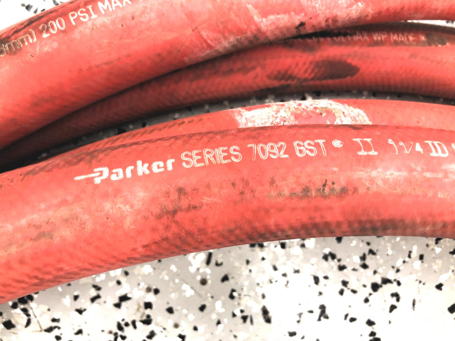 Parker 200PSI 1-1/4" ID x Approx 60 Foot Air Hose Series 7092 (NOS)
