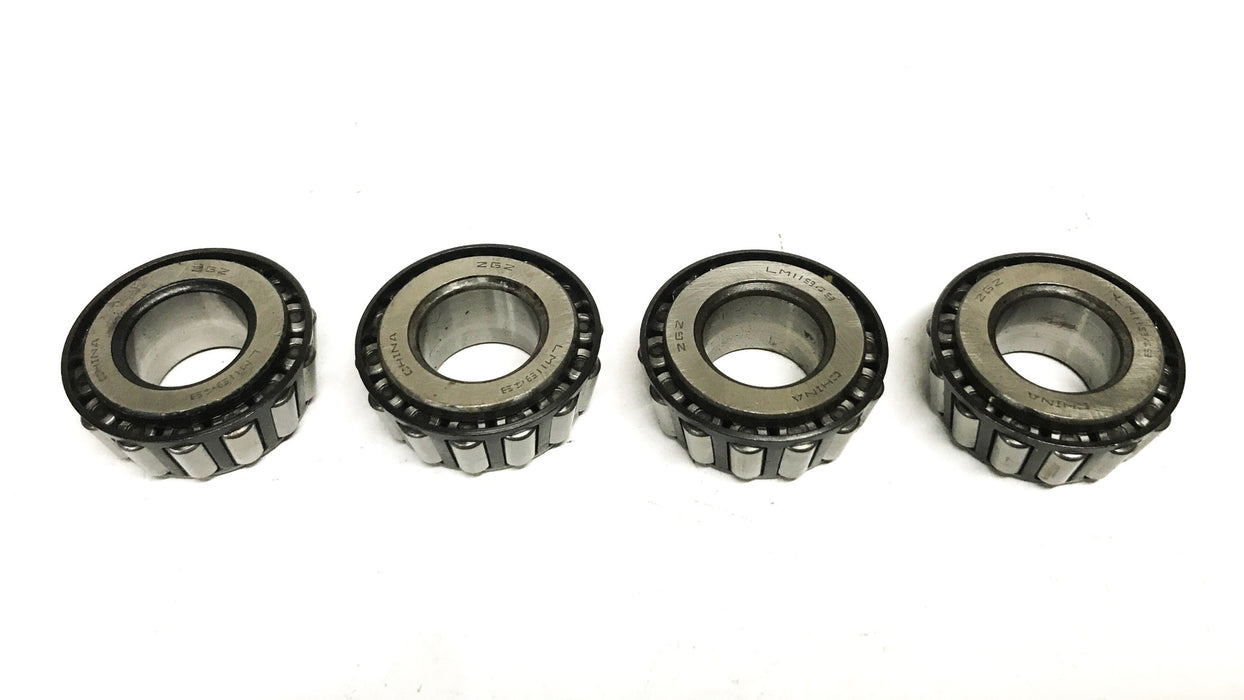 ZGZ Tapered Roller Bearing Cone LM11949 [Lot of 4] NOS