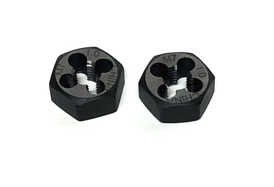 Unbranded M7X1.0 CBN Metric Hex Die ER656631 [Lot of 2] NOS