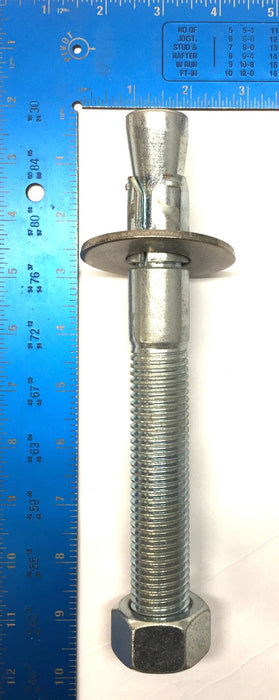Powers Wedge Stud Anchor with Nut and 304 Washer 1" x 9" [Lot of 3] NOS