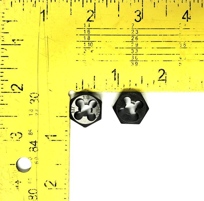 Unbranded M7X1.0 CBN Metric Hex Die ER656631 [Lot of 2] NOS