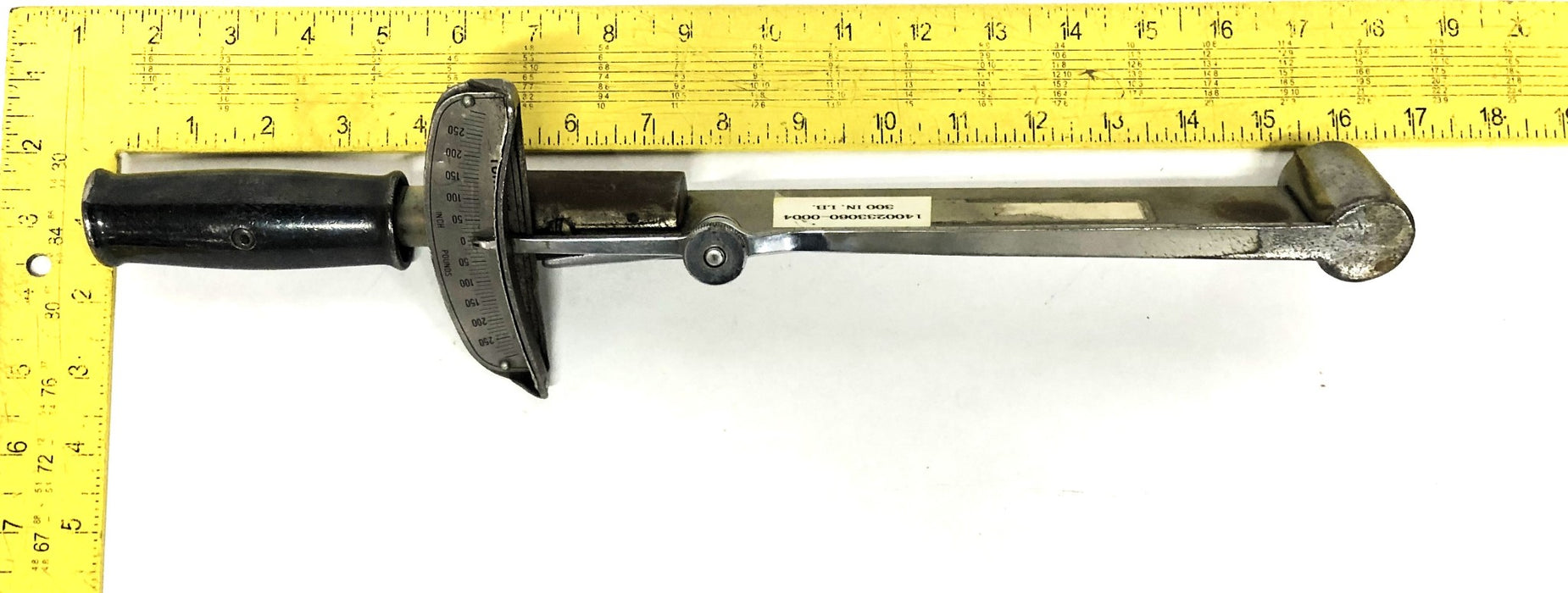 Sturtevant Richmont 1/2IN Drive Flat Beam Memory Torque Wrench S-300-1 USED