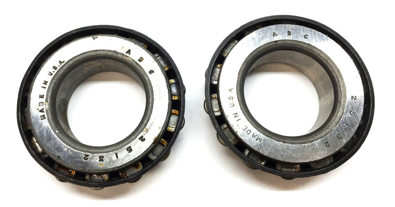 ABC Tapered Roller Bearing Cone 25132 [Lot of 2] NOS