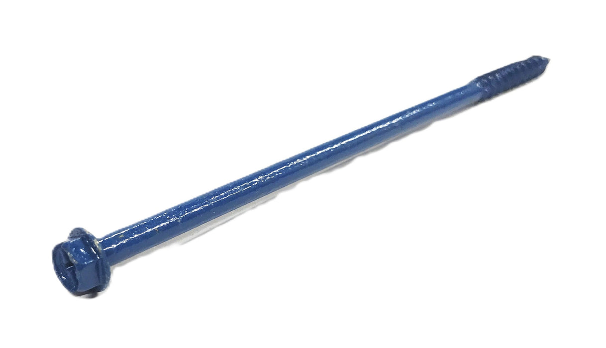 Unbranded 3/16 inch x 6 inch Blue Philips Hex Head Masonry Screw [Lot of 75] NOS