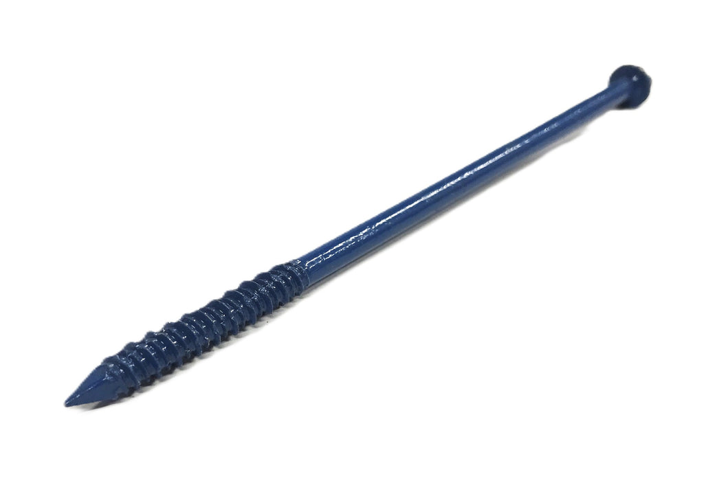 Unbranded 3/16 inch x 6 inch Blue Philips Hex Head Masonry Screw [Lot of 75] NOS