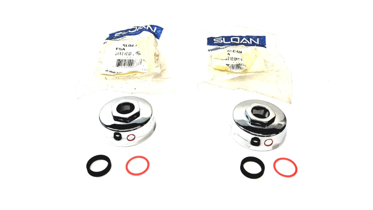 Sloan 3/4 x 2-1/2" Spud Coupling Assembly F5ACP [Lot of 2] NOS