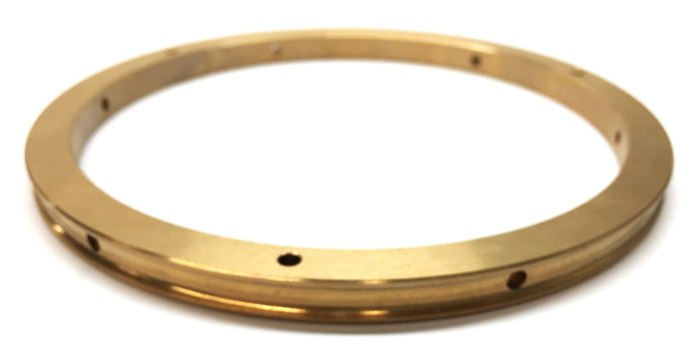 Unbranded Brass Lantern Ring 6.5"O.D. x 5.62"I.D. x .38"THK 494104 NOS