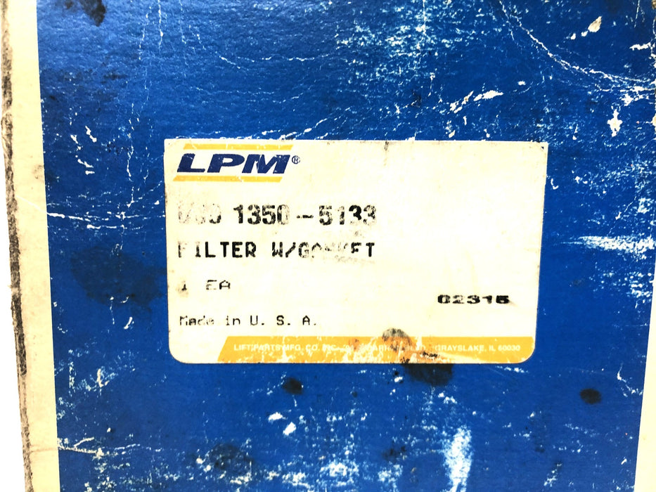 LPM Baldwin Filter With Gasket Kit 1350-5133 (0329214282) NOS