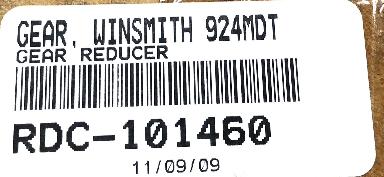 Winsmith Gear Reducer 924MDT (924MDTS062XGC1) NOS