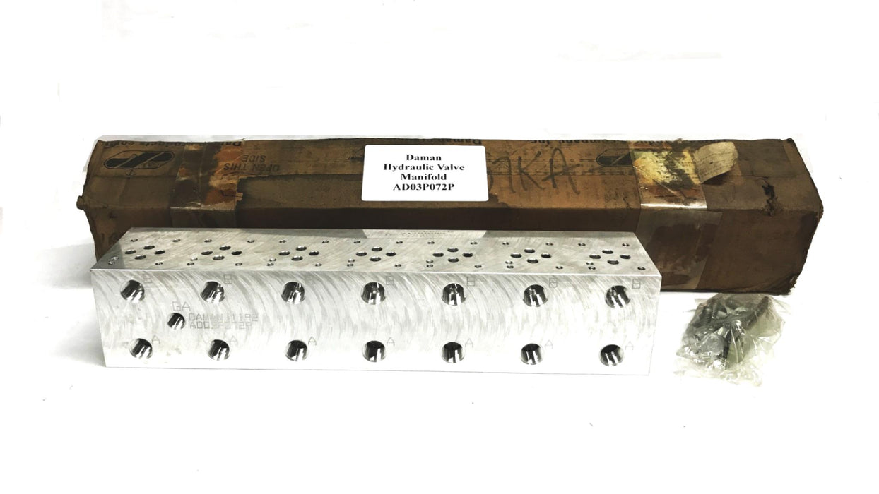 Daman Aluminum Valve Manifold AD03P072P NOS