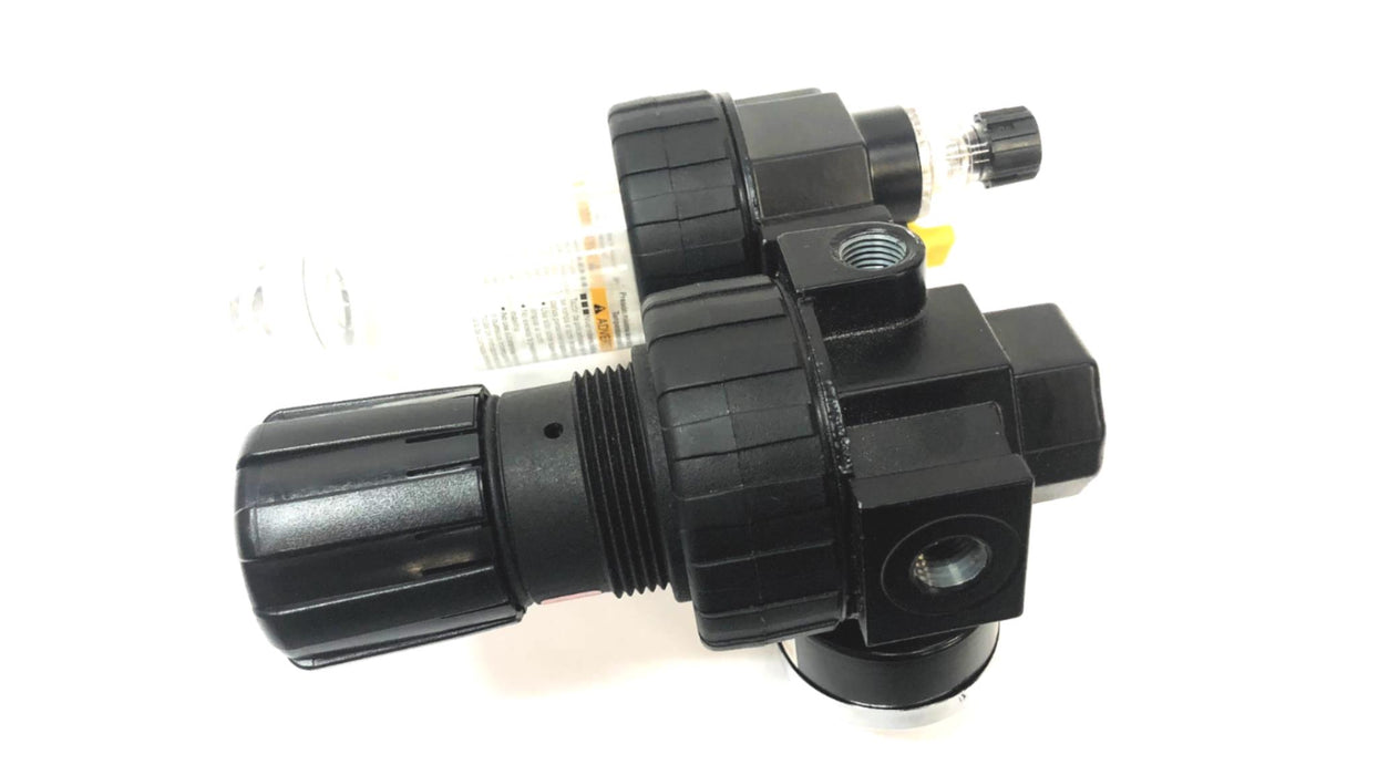 Parker Pressure Lubricator & Pressure Regulator Assembly 16L11BE/06R113AC NOS