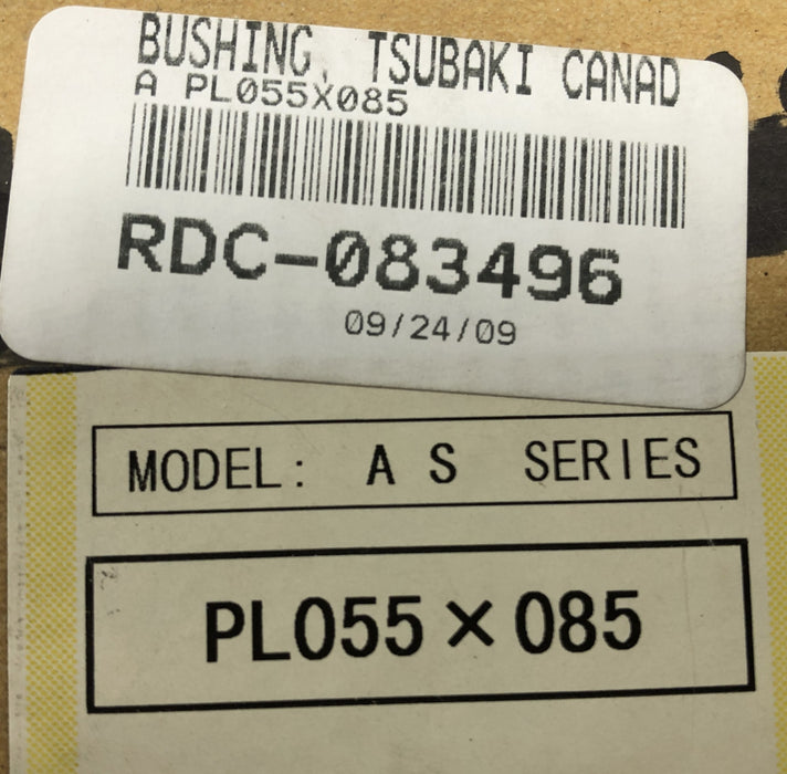 Tsubaki Power Lock Bushing PL055X085AS NOS