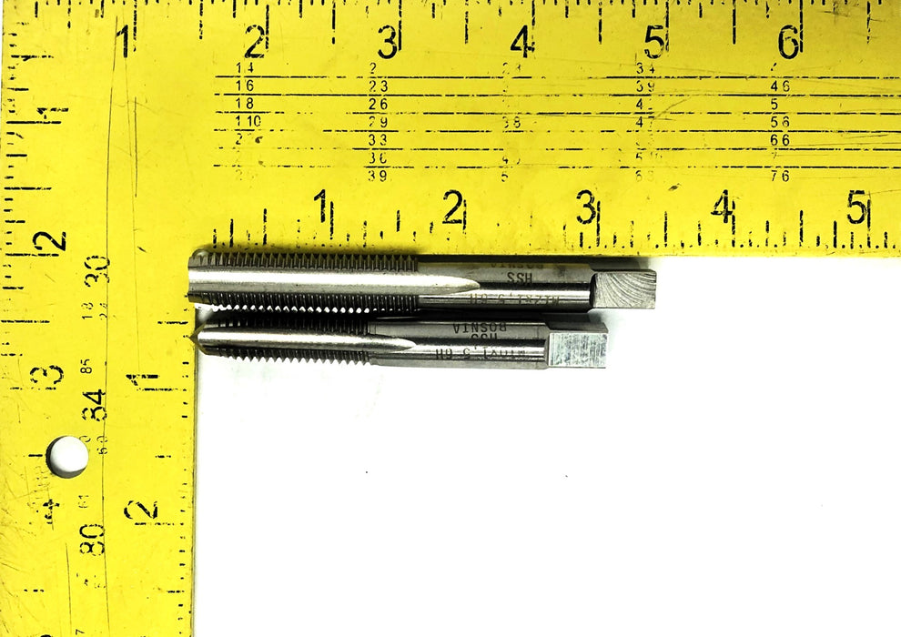 Unbranded M10X1.5/M12X1.5 HSS Bottom/Taper Taps 1.5 6H [Lot of 2] NOS