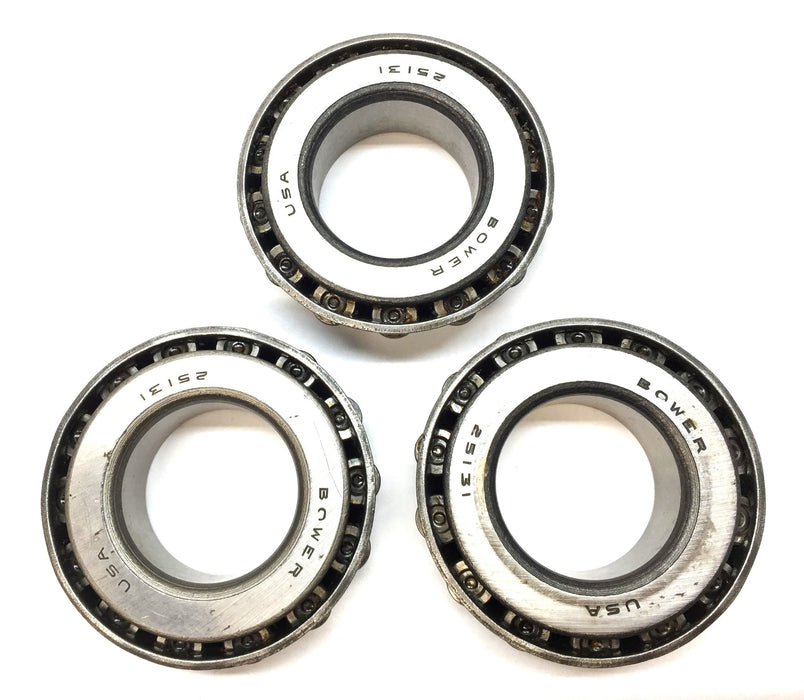 Bower Tapered Roller Bearing Cone 25131 [Lot of 3] NOS