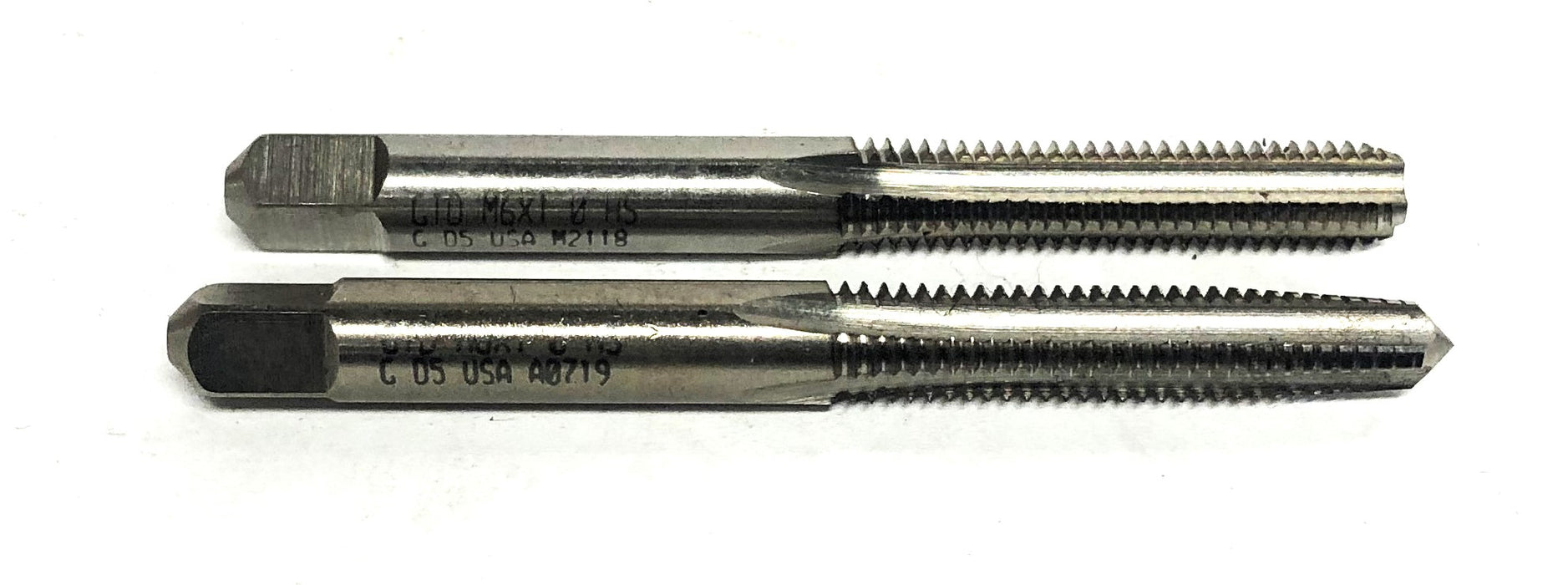 GTD 0HS C D5 M6X1 Bottom/Taper Taps A0719 [Lot of 2] NOS