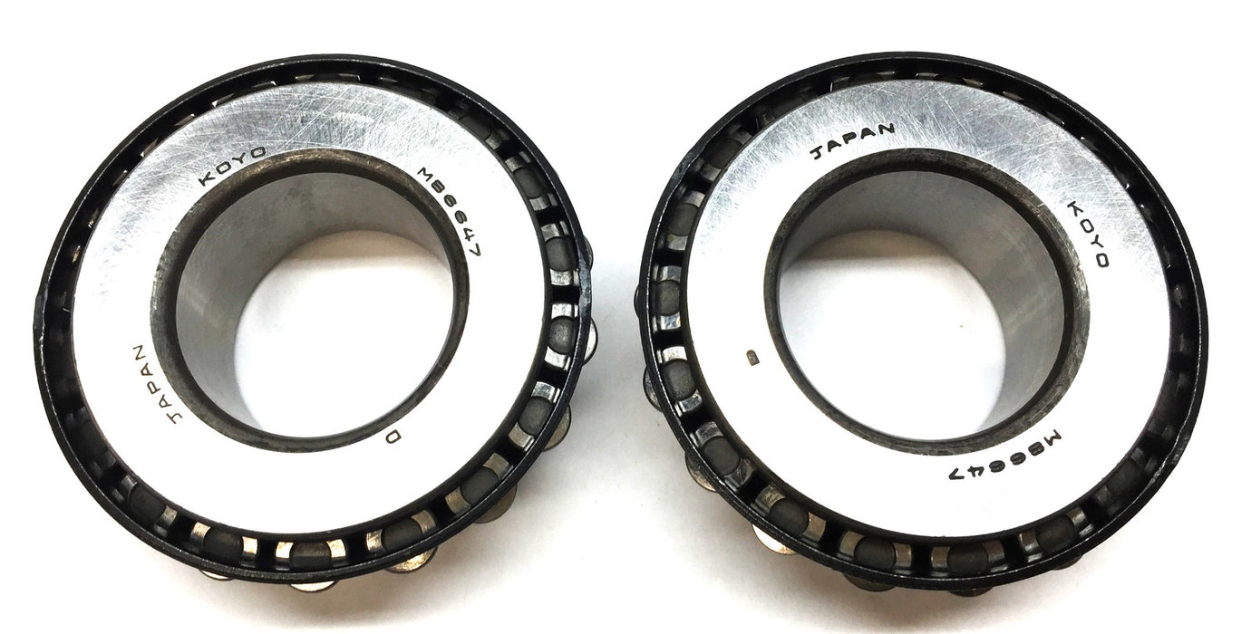 Koyo Tapered Roller Bearing Cone M86647 [Lot of 2] NOS
